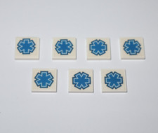 Lego ® Lot 7 Plaque Lisse