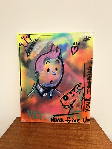 Peinture sur toile acrylique - sur,