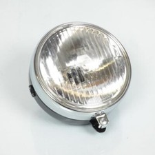 Optique phare avant rond noir