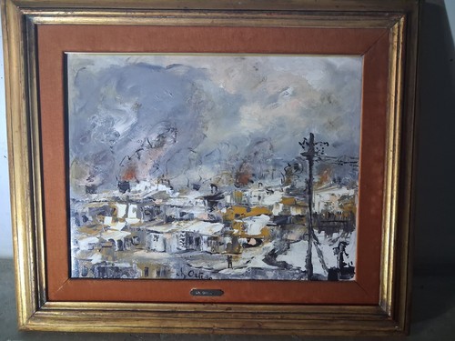 Huile sur toile charles - huile, de