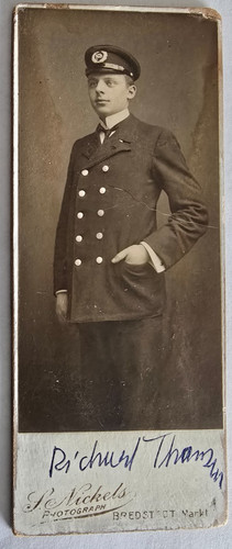 Vtg 1890 cabinet card - 1890's,