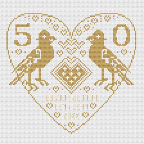 Point croix kit motif - motif,