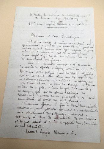Jules lavalle document signé - lavalle,