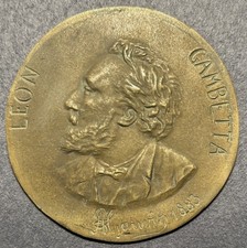 Médaille française Leon