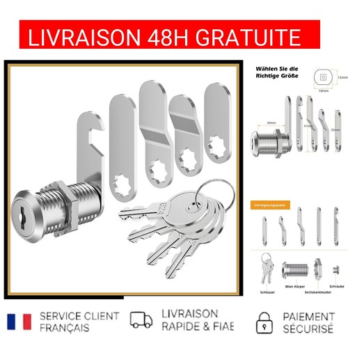Serrure boîte aux - aux, lettres