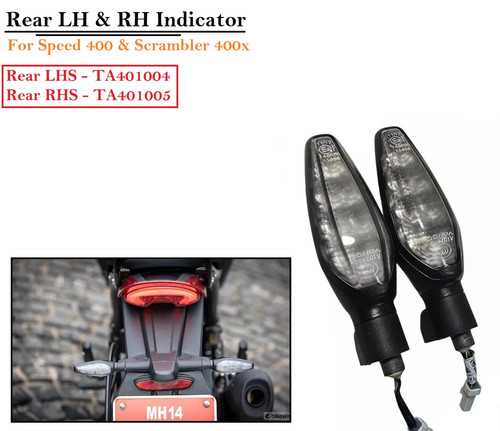 Clignotants arrière rh - arrière,