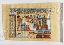 Jolie Peinture sur Papyrus 