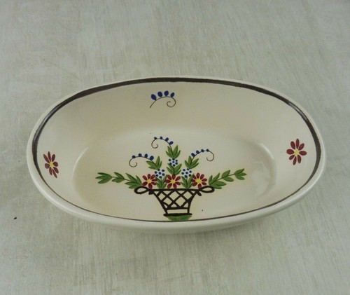 Ancien plat ovale - , en