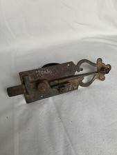 CLENCHE BOUTON TOURNANT À RESSORT -gauche - Poignée Serrure Verrou