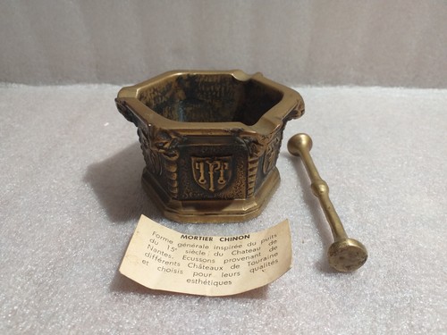 Mortier cendrier bronze - mortier,