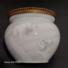 Pot vase copenhague porcelaine - vase,
