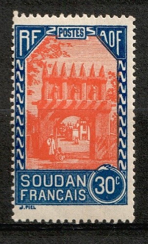 Timbre colonie soudan - timbre,