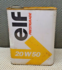 Ancien Bidon d'Huile Vide ELF