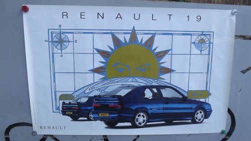 Affiche poster renault - 19, 16