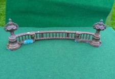 Barre De Foyer Cheminée Chenets Bronze Ou Laiton Ancien