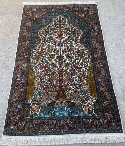 Tapis ancien 150x95cm persan - tapis,