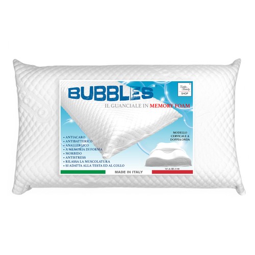 Bubbles oreiller cervical - bubbles, en