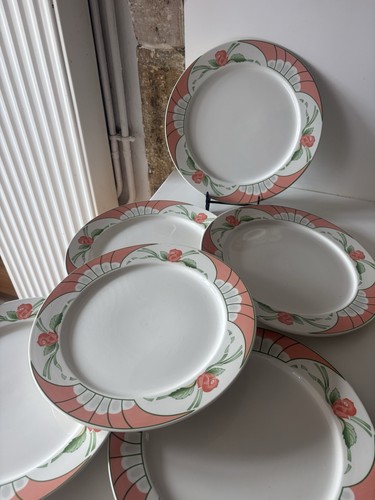 Grandes assiettes plates - 6,