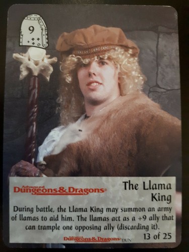 Spellfire the llama king - -,
