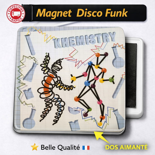 Magnet aimanté frigo disco - magnet,