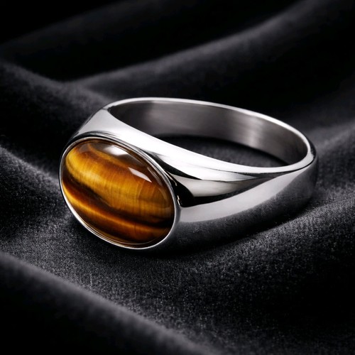 Argent tigre eye pierre - tigre,