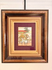 Ancien Miniature Peinture