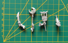 Warhammer Old world : pièces d'état major gobelin de la nuit  (métal) OOP