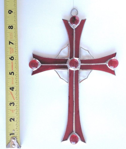 Crucifix stunning stained - crucifix,
