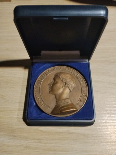 Médaille bronze jeanne - médaille, d'arc