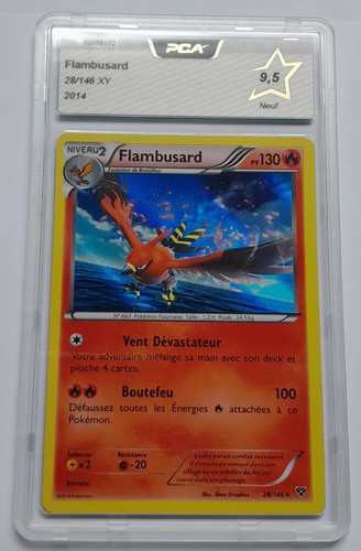 Carte pokemon flambusard holo - carte,
