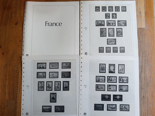 France pages timbre - , reliure