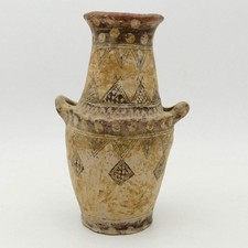 Cruche ou amphore en terre cuite, Berbère, Kabyle, début XXe siècle, ancienne.