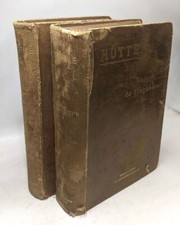 Manuel de l'ingénieur - TOME PREMIER + TOME SECOND | Hütte | Etat correct