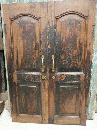 Ancienne paire portes - ancienne, de