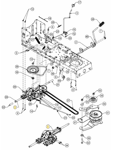 Traction originale mtd - traction,