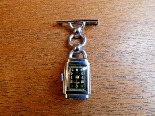 Ancienne broche montre - broche,
