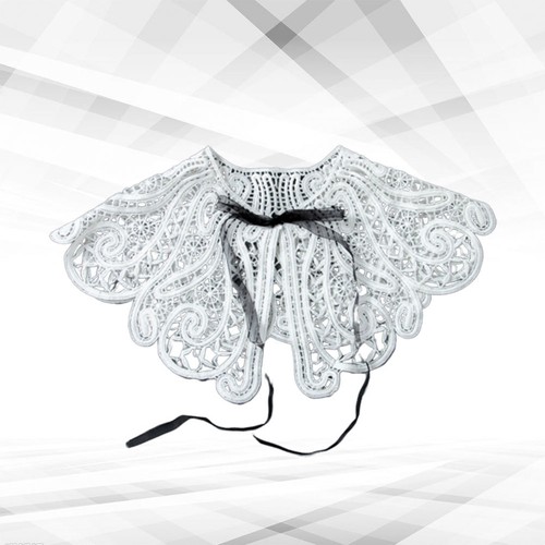 Corsage broderie col en - , de