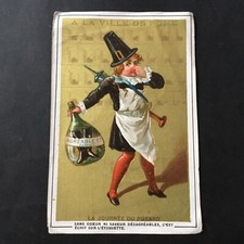 Chromo Ancien Doré Clystère