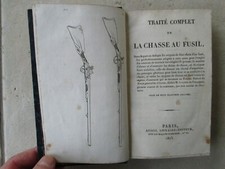 Traité complet de la CHASSE AU FUSIL, chiens de chasse, cheval, 1823. 8 pl.