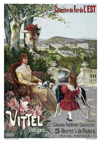 Affiche chemin fer est - de,