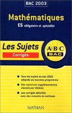 ABC Bac : Mathématiques, Bac ES, Marc Gourion