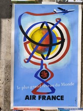 Affiche Ancienne Originale Air