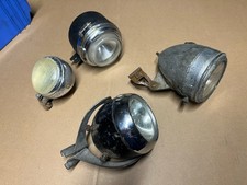 Lot De 4 Phares Vélo Ancien