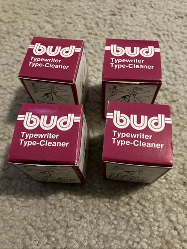 Bud typewriter type cleaner - bud,