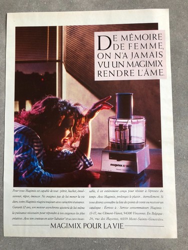 Publicité presse 1986 - publicité,