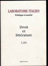 DROIT et LITTERATURE -