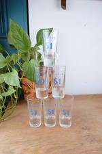 Lot de 6 verres publicitaires