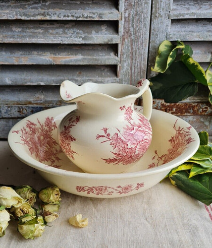 Ancien broc pichet toilette - broc,
