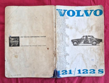 VOLVO 121/122 S  2 et 4 portes / notice d'entretien en français 10-1966