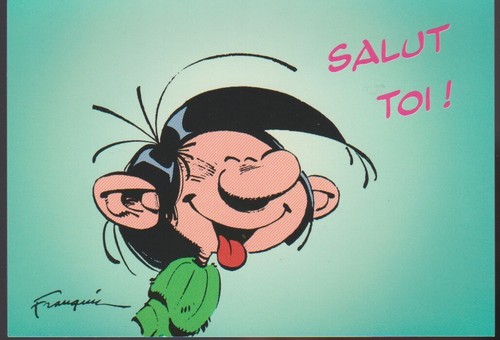 Gaston lagaffe carte postale - gaston,